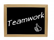 educ-blackboard teamwork